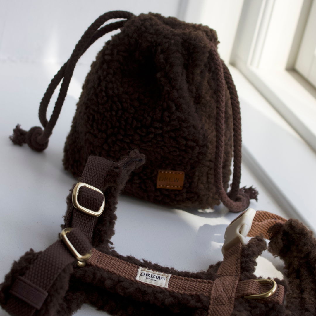 Leckerlibeutel / Perfekt für Training und Spaziergänge - Teddy (Braun)