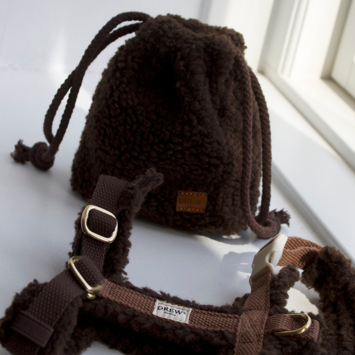 Leckerlibeutel / Perfekt für Training und Spaziergänge - Teddy (Braun)