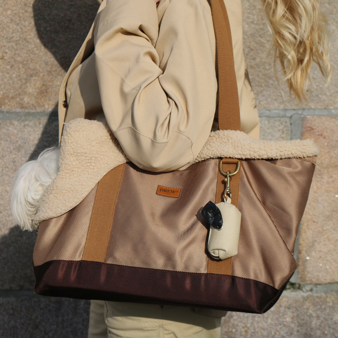 hundesnor af reb i beige