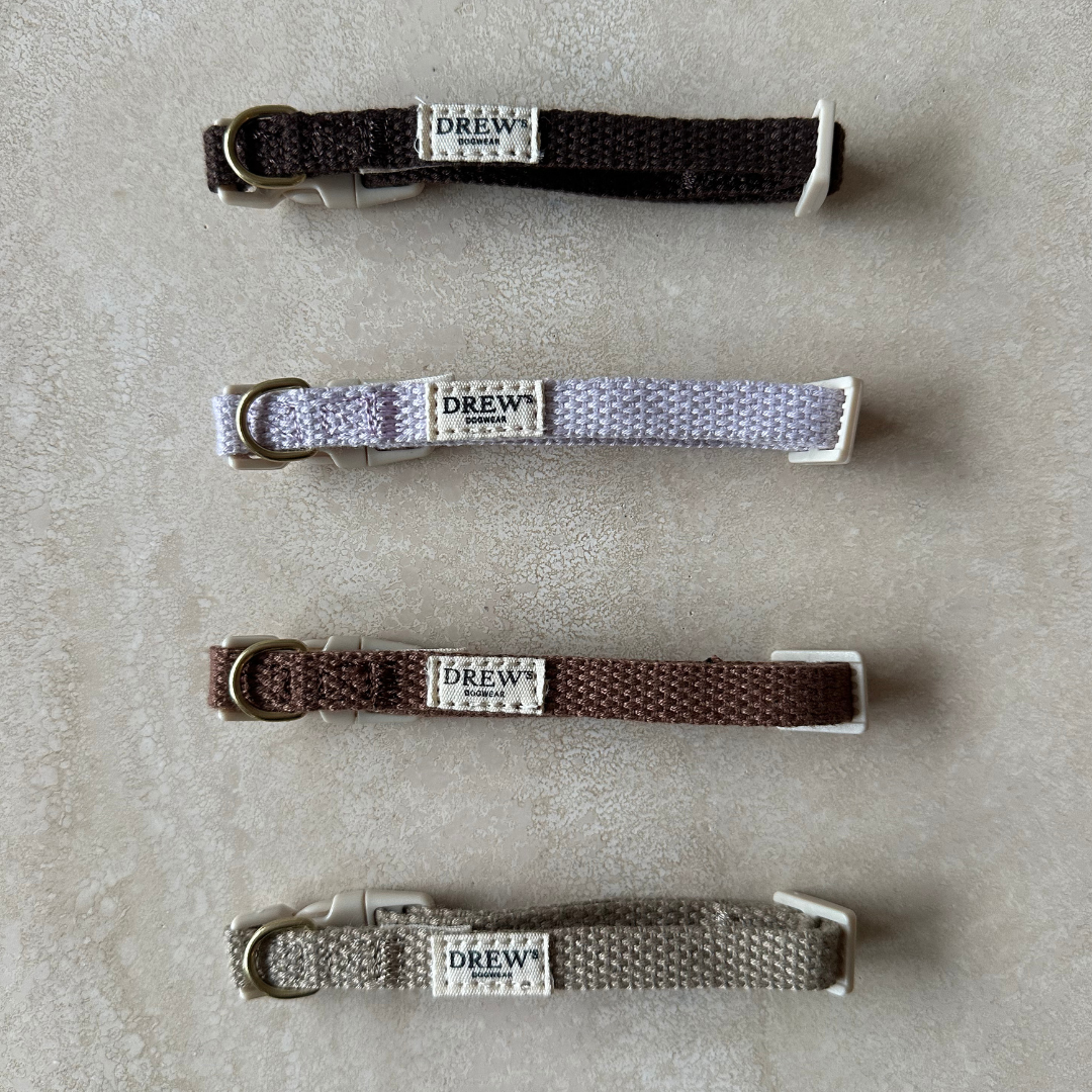 Mini hvalpehalsbånd / Brun