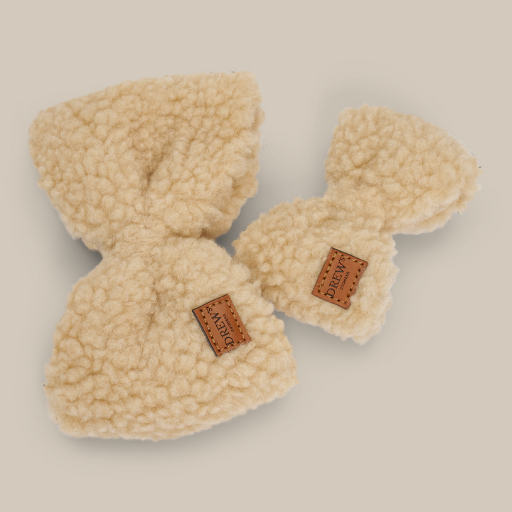 Butterfly i teddy - Beige - To størrelser.