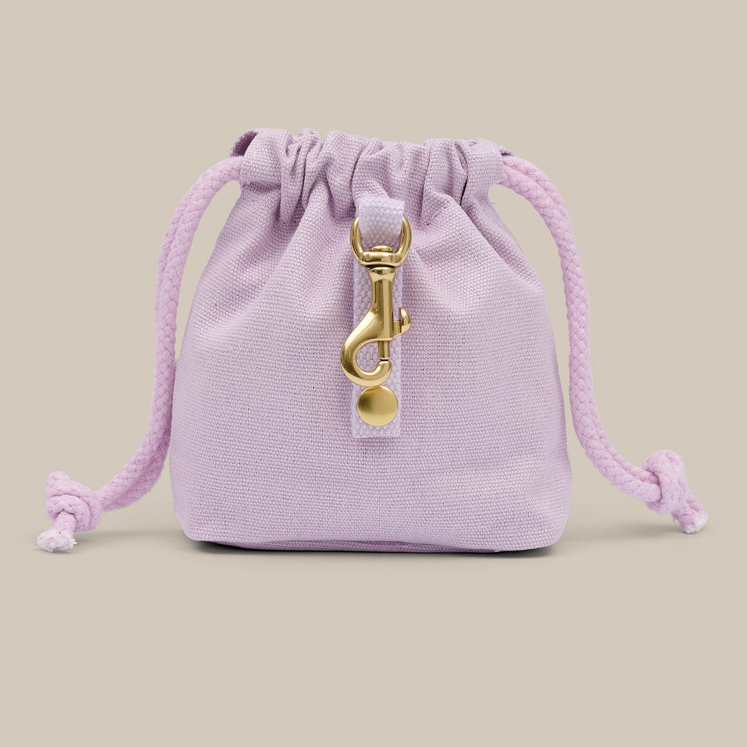 Lila / Leckerli-Tasche (Canvas)
