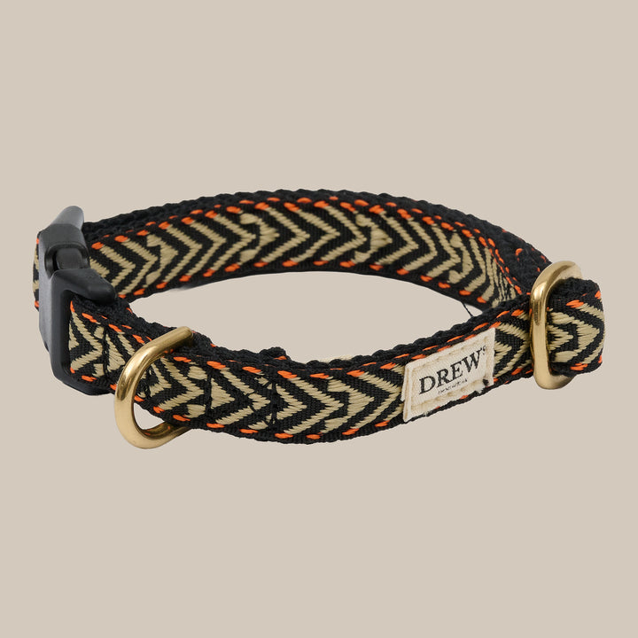 Bright Orange / Blødt & justerbart hundehalsbånd