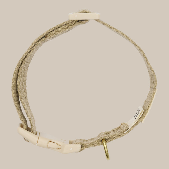 Mini hvalpehalsbånd / Beige