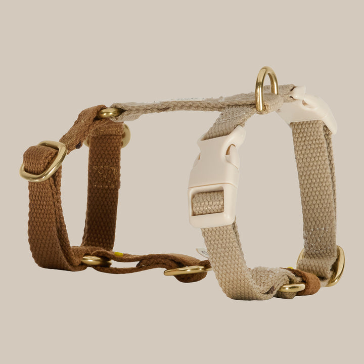 Cortado / Verstellbares Hundegeschirr (braun/beige)