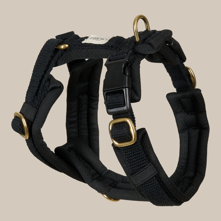 Black PRO / Verstellbares Hundegeschirr (Schwarz)