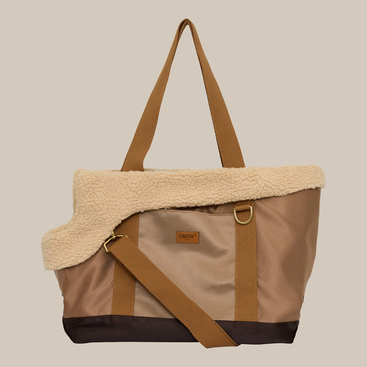 Aspen // Sporty hundetaske med blødt inderfor i teddy fleece