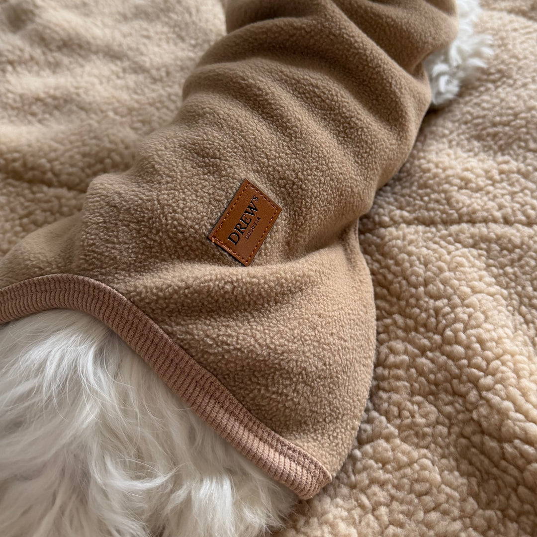 Kyoto / Fleece Dog Sweater (beige)