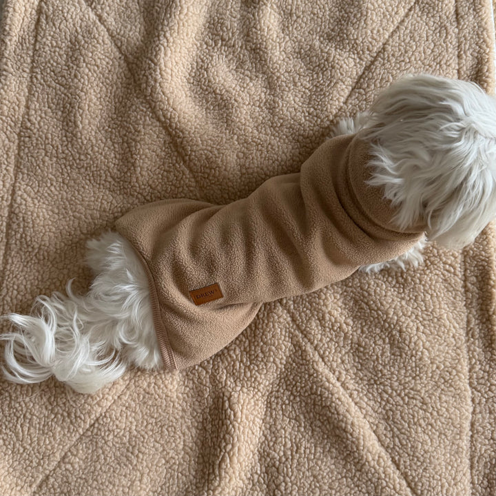 Kyoto / Fleece Dog Sweater (beige)
