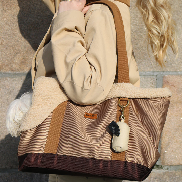 Aspen / Dog bag with teddy lining