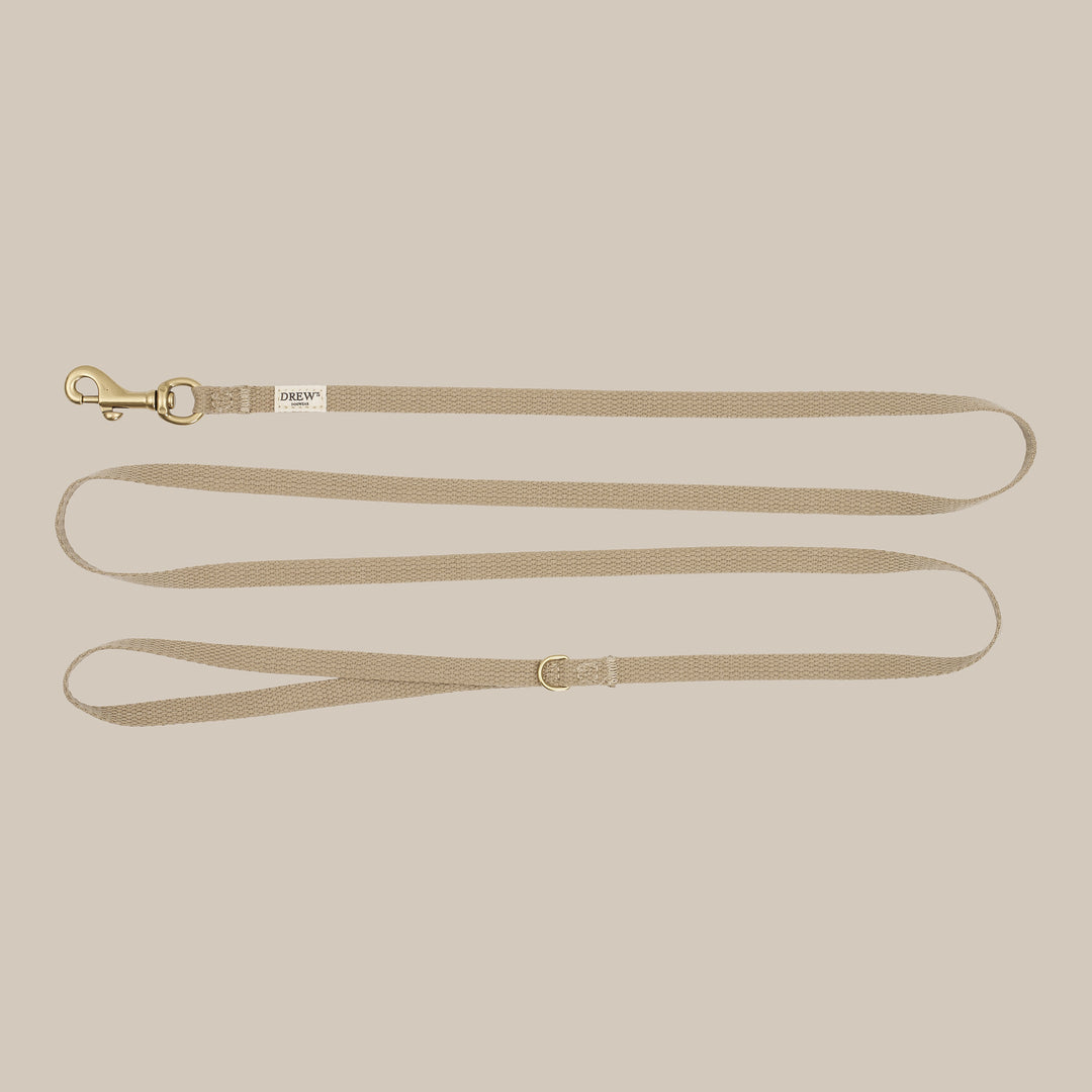 Beige / Leichte und weiche Welpenleine (Mini)