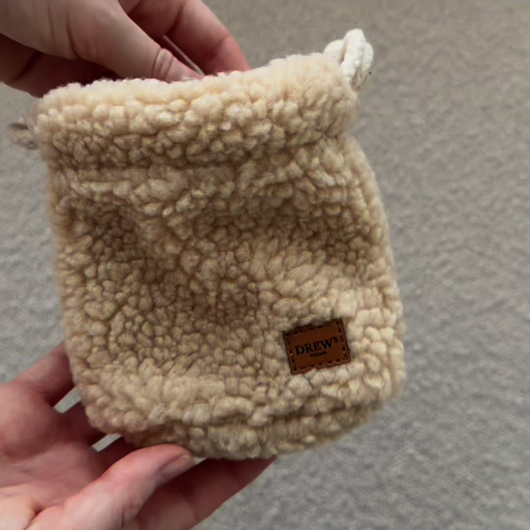 Leckerlibeutel / Perfekt für Training und Spaziergänge - Teddy (beige)
